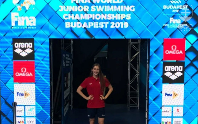 Nikoleta Trníková skončila na MSJ v Budapešti v národnom rekorde na 200 m prsia siedma.