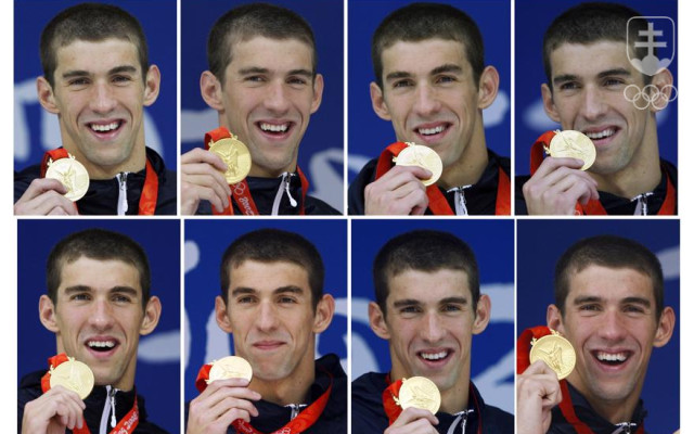 Jedinečný Michael Phelps – z bazéna vylovil Američan osem zlatých medailí!