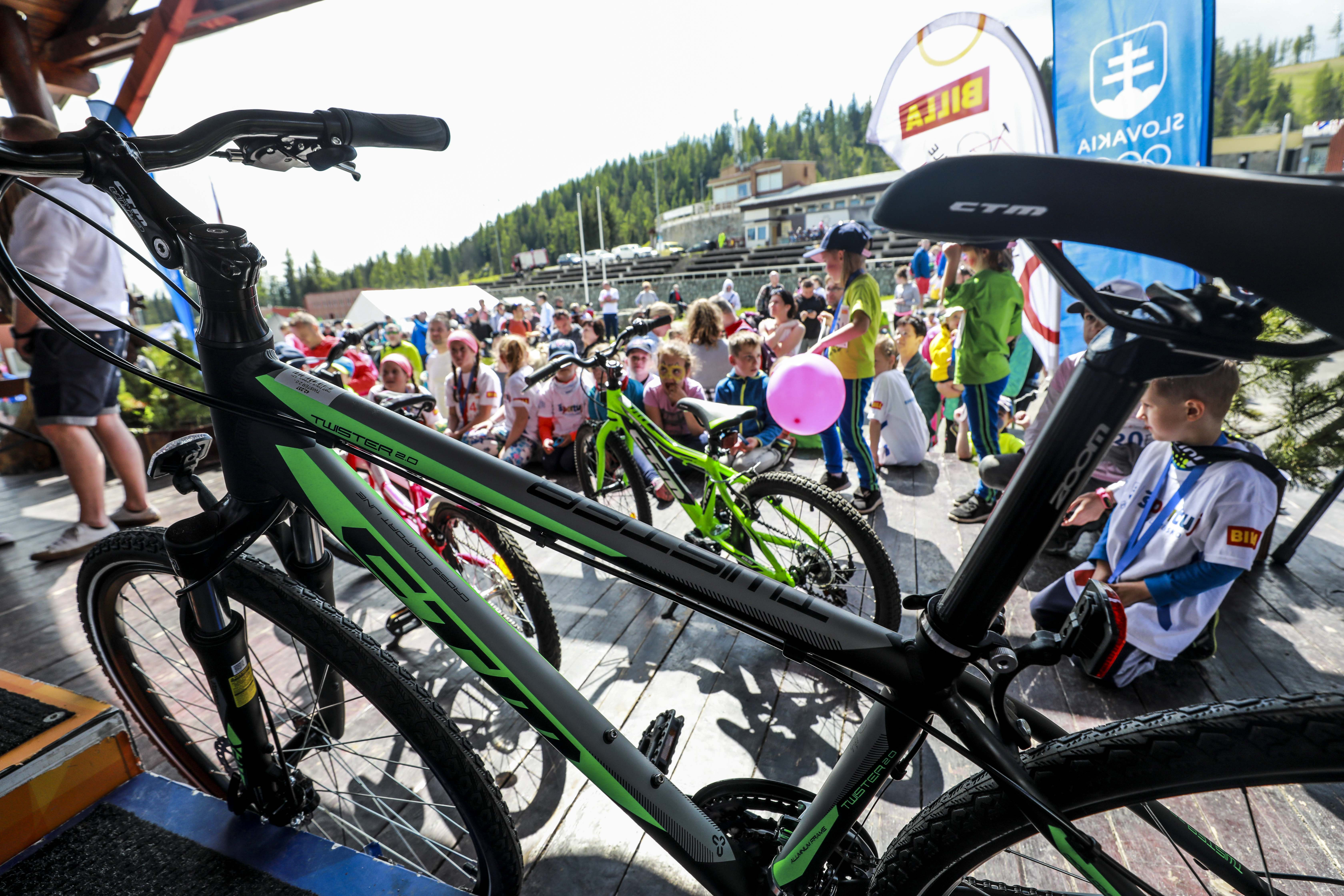 Do súťaže o bicykle pre celú rodinu od slovenského výrobcu CTM bol automaticky zapojený každý, kto sa zúčastnil aspoň jednej zo súťažných disciplín. 