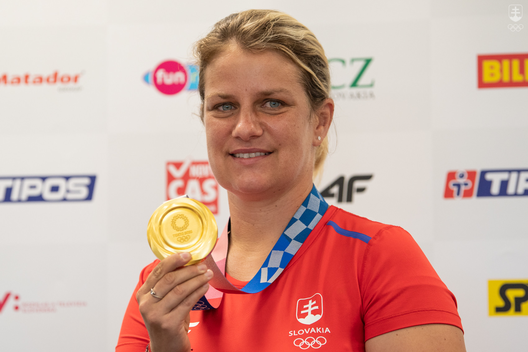 Na snímke olympijská šampiónka Zuzana Rehák Štefečeková