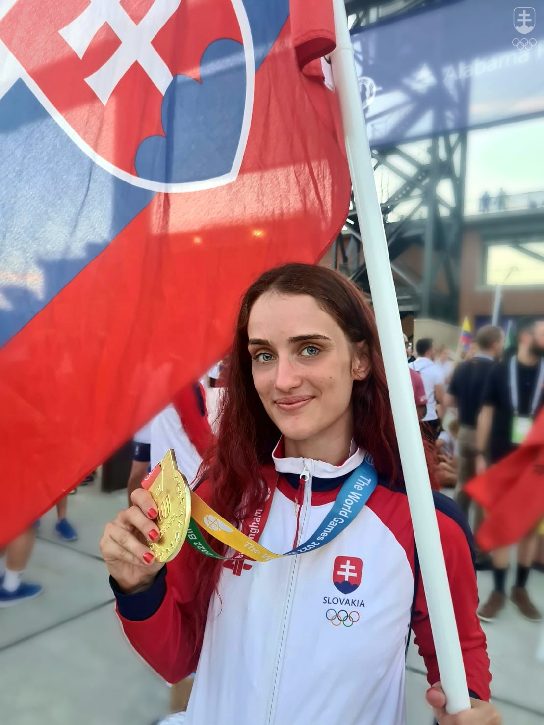 Monika Chochlíková so zlatou medailou z vlaňajších Svetových hier.
